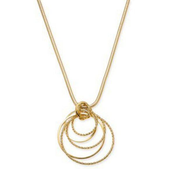 Jewelry - New Thalia Sodi Gold-Tone Multi-Circle Pendant